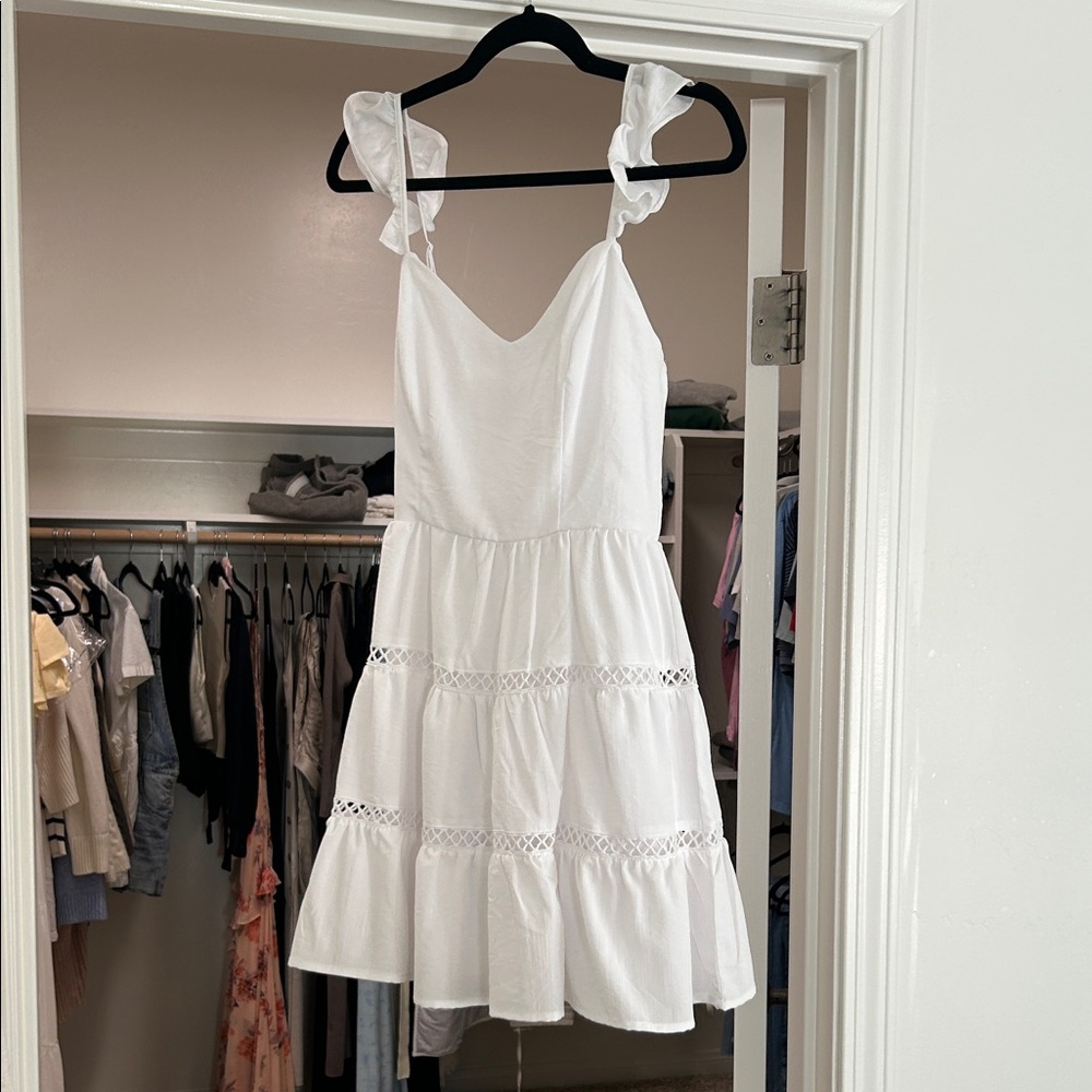 Altard state White Sleeveless Dress